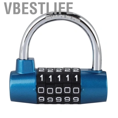 VBESTLIFE Khóa mã 5 chữ số: Ổ khóa kết hợp cửa vali chữ U, bảo mật cao, giá 149.600₫