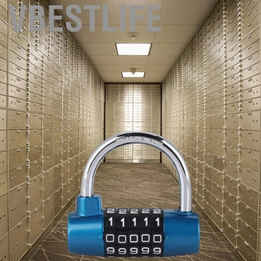 VBESTLIFE Khóa mã 5 chữ số: Ổ khóa kết hợp cửa vali chữ U, bảo mật cao, giá 149.600₫