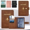 Velishy Giá Đỡ ID Da Khóa Máy Bay Du Lịch Unisex – Nhiều Khe Cắm Thẻ Hộ Chiếu 3