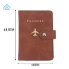 Velishy Giá Đỡ ID Da Khóa Máy Bay Du Lịch Unisex – Nhiều Khe Cắm Thẻ Hộ Chiếu 9