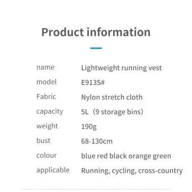 Vest Nước Chạy Bộ Aonijie E913S 5L - Balo Nhẹ Thoáng Khí, Trail, Đạp Xe, Leo Núi 299k 4 Vest Nước Chạy Bộ Aonijie E913S 5L - Balo Nhẹ Thoáng Khí, Trail, Đạp Xe, Leo Núi 299k 4