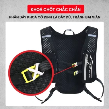 Vest Nước GOODFIT GF302RV - Balo Chống Nước Dung Tích Lớn Siêu Nhẹ, Thích Hợp Chạy Bộ và Leo Núi, Giá 379.000 VNĐ