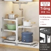Vhome Kệ đa năng gầm bếp nhiều tầng - Điều chỉnh độ cao, thép cacbon cao cấp, tiết kiệm không gian 10