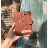 Ví bao hộ chiếu cao cấp khóa cài, khắc tên và gắn charm - Giá chỉ 180.000₫ 6