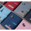 Ví bao hộ chiếu cao cấp khóa cài, khắc tên và gắn charm - Giá chỉ 180.000₫ 8