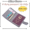 Ví da đa năng Ladykiller - Đựng hộ chiếu, visa RFID chống trộm, nhiều ngăn, khóa nam châm PP5, cao cấp, chỉ 175k