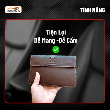 Ví da đựng đăng kiểm, giấy tờ ô tô - Bóp tiện lợi xe hơi Lương Phụ Xe 35.000₫ 2