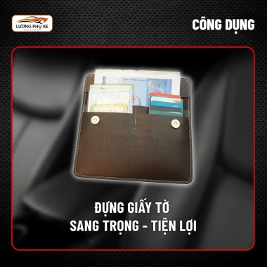 Ví da đựng đăng kiểm, giấy tờ ô tô - Bóp tiện lợi xe hơi Lương Phụ Xe 35.000₫ 6