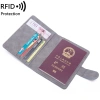 Ví da đựng hộ chiếu visa RFID chống trộm, nhiều ngăn, khóa nam châm PP5 - Rockcow 175k 4