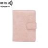 Ví da đựng hộ chiếu visa RFID chống trộm, nhiều ngăn, khóa nam châm PP5 - Rockcow 175k 6