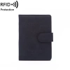 Ví da đựng hộ chiếu visa RFID chống trộm, nhiều ngăn, khóa nam châm PP5 - Rockcow 175k 9
