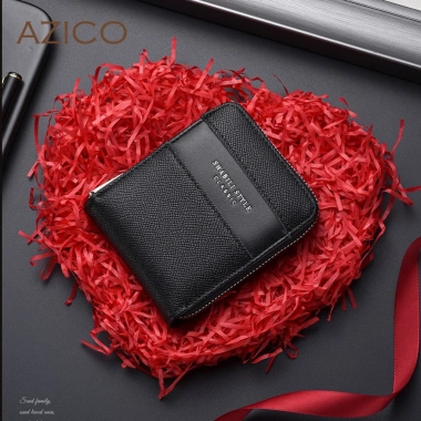 Ví Da Nam PU Retro Classic Đơn Giàn, Sang Trọng, Khóa Viền Chống Trộm, Nhiều Ngăn Thẻ - Giá 122,850 VND 9
