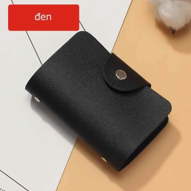 Ví Da PU 24 Ngăn Đựng Thẻ và Hộ Chiếu Cỡ Lớn - Giá 21.500₫ - GUARO