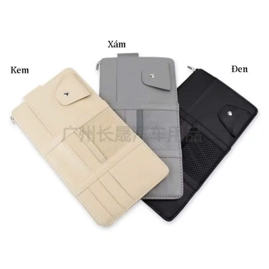 Ví Đựng Giấy Tờ Ô Tô Da Cao Cấp - Kẹp Kính, Túi Gắn Chắn Gió, Giá 27.000₫ 7
