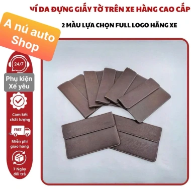 Ví Đựng Giấy Tờ Xe Ô Tô Đăng Ký, Đăng Kiểm, Bảo Hiểm - Logo Đầy Đủ Các Hãng, Giá Sỉ 20.650₫