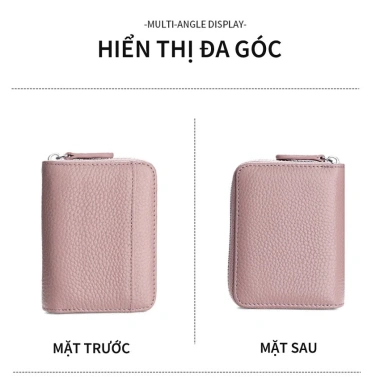 Ví đựng thẻ DREAMOFLOVE đa ngăn gọn gàng, tiện lợi, nhiều màu sắc - 167.700₫