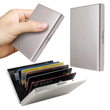 Ví kim loại đựng thẻ card chống trộm - Sang trọng, bảo mật, giảm 21% chỉ 74.000₫ 4