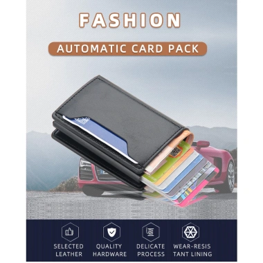 Ví RFID Hộp Nhôm Chống Từ, Chống Trộm, Tự Động Nhả Thẻ - 10x7x2cm - Giá 84.500₫ 8