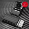 Ví RFID sợi Carbon bật lên - Hộp đựng thẻ chống trộm, giảm giá 58.931 VND
