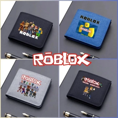 Ví Roblox trẻ em bé trai - Vải hoạt hình, dây kéo, ngăn thẻ ngân hàng, đồng xu, quà tặng - 75.060đ