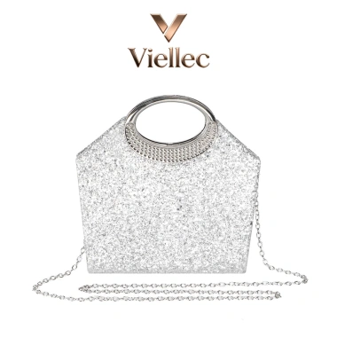 Viellec Nhấp Nháy Kim Cương Túi Ăn Tối Cầm Tay Đeo Ngang Sáng Bóng Giá 795k Viellec Nhấp Nháy Kim Cương Túi Ăn Tối Cầm Tay Đeo Ngang Sáng Bóng Giá 795k