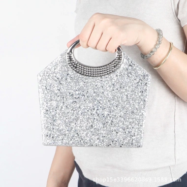 Viellec Nhấp Nháy Kim Cương Túi Ăn Tối Cầm Tay Đeo Ngang Sáng Bóng Giá 795k