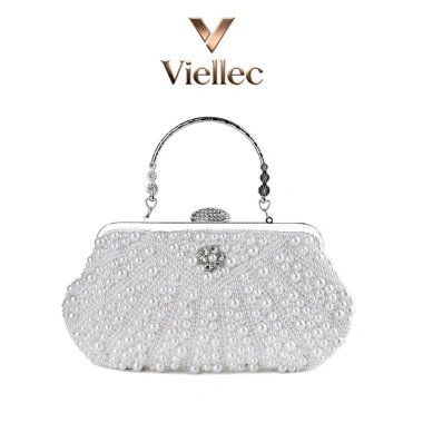 Viellec Nhẹ Ngọc Trai - Túi Xách Prom Nữ, Đầm Cưới, Messenger - 859.883đ