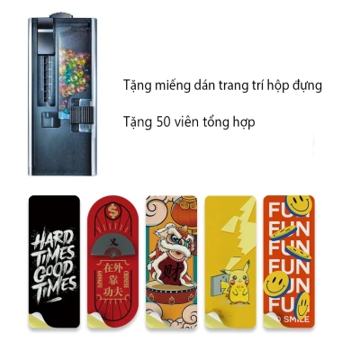 Viên Bấm Thơm Khử Mùi Hơi Thở, Hương Hoa Quả, Dùng Cho Khẩu Trang & Chống Say Xe - Hộp Thập Cẩm 59k 9