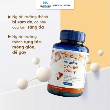 Viên Meracine L-Cystine 500mg - Sáng da giảm nám mụn rụng tóc 60 viên 159.500 VND 7