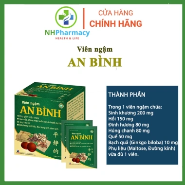 Viên Ngậm An Bình 120k - Giảm say tàu xe, cảm lạnh, đau bụng lạnh nhanh chóng 2