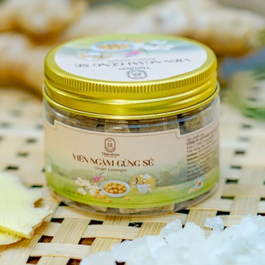 Viên Ngậm Gừng Thảo Thơm 95g - Làm Ấm Cơ Thể, Giải Cảm, Chống Say, Tiện Lợi 79k