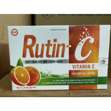 Viên uống RUTINC diếp cá + Actiso - Tăng sức bền, giảm nóng nhiệt, giá 71.000₫