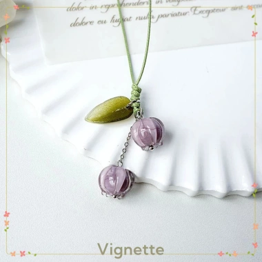 Vignette COD Dây chuyền điện thoại hoa sáng tạo thủ công - Dây buộc ngắn thời trang cá nhân giảm giá 23.499