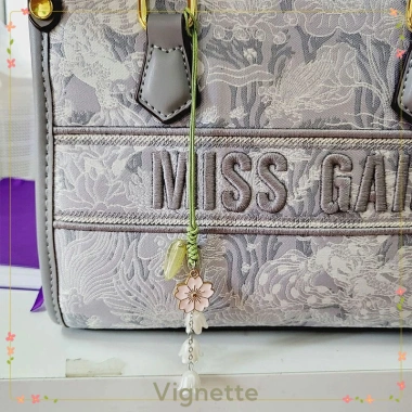 Vignette COD Dây chuyền điện thoại hoa sáng tạo thủ công - Dây buộc ngắn thời trang cá nhân giảm giá 23.499