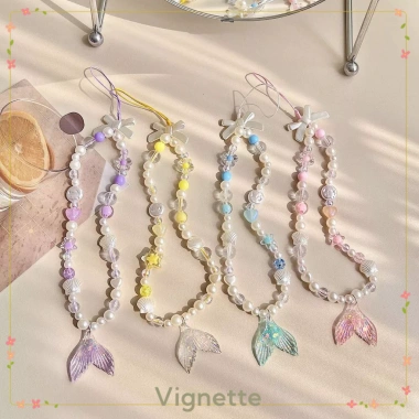 Vignette COD Dây Đeo Điện Thoại Đuôi Cá Ngọc Trai Nơ Pha Lê - Giá 7.600₫ 2