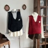 VMY Studio áo len cổ tay bèo + áo gile đính hoa sang trọng - Trang phục nữ Tết QCCC 6