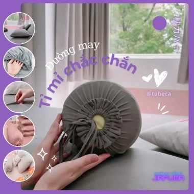 Vỏ Áo Bọc Nệm Topper Thun Lạnh Ý 2 Mặt Kéo Khóa - Kích Thước 1m-1m8, 10cm - TUBECA 05 5
