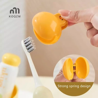 Vỏ Bàn Chải Đánh Răng Di Động Chống Bụi, Kẹp Nhựa Bảo Vệ Gia Đình Du Lịch Mới