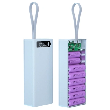 Vỏ bảo vệ pin sạc dự phòng C16 LCD DIY 16x18.650 - Tháo rời, giá ưu đãi 220k 6