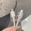 Vỏ bảo vệ sạc Apple Hello Kitty hồng + Cáp dữ liệu 20W chống đứt cho iPhone 13‑16 - Giá ưu đãi 20.064đ 5