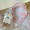Vỏ bảo vệ silicone mềm hoạt hình cho bộ sạc 5 trong 1 IP 20W‑SN, trong suốt, chống gập - 7.000 VND 3
