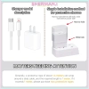 Vỏ bảo vệ silicone mềm hoạt hình cho bộ sạc 5 trong 1 IP 20W‑SN, trong suốt, chống gập - 7.000 VND 6