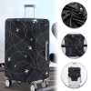 Vỏ bọc hành lý vải co giãn màu hồng, bảo vệ vali 18‑32 inch, chống bụi, siêu bền 3