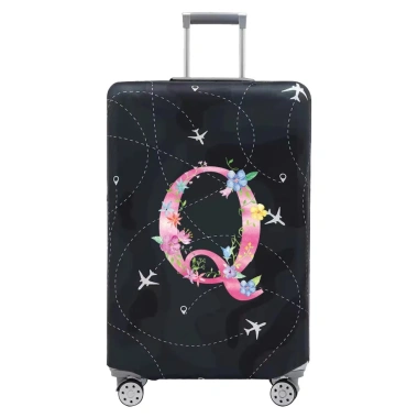 Vỏ bọc hành lý vải co giãn màu hồng, bảo vệ vali 18‑32 inch, chống bụi, siêu bền 8