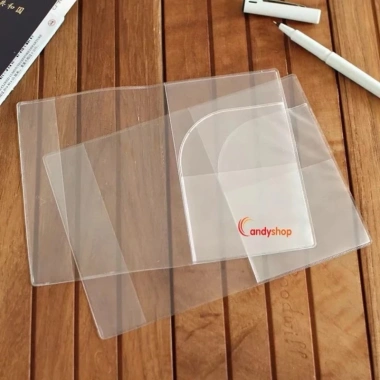 Vỏ bọc hộ chiếu passport nhựa PVC dày, kèm khe kẹp vé thẻ tiện lợi, giá 17.000 VND