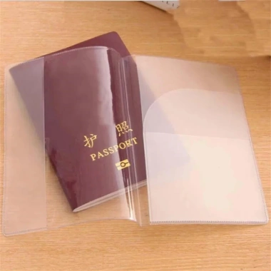 Vỏ Bọc Hộ Chiếu và Thẻ ID Doanh Nhân PVC Nhám Độ Nét Cao Chống Nước Bụi Bẩn Đa Năng