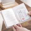 Vỏ Bọc Hộ Chiếu và Thẻ ID Doanh Nhân PVC Nhám Độ Nét Cao Chống Nước Bụi Bẩn Đa Năng 7