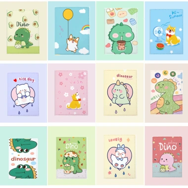 Vỏ bọc passport hình thú ngộ nghĩnh mẫu Full Dino - Giá chỉ 55.000, giảm mạnh