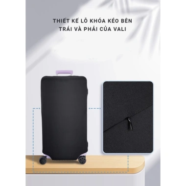 Vỏ Bọc Vali Hộp Vuông Thể Thao Chống Trầy Xước Đai Cài & Khóa Kéo Giá 150.000₫