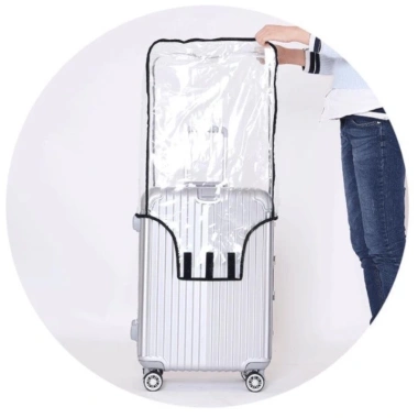 Vỏ bọc vali nhựa trong suốt EH610 20-30 inch chống thấm nước, bảo vệ tối đa 4